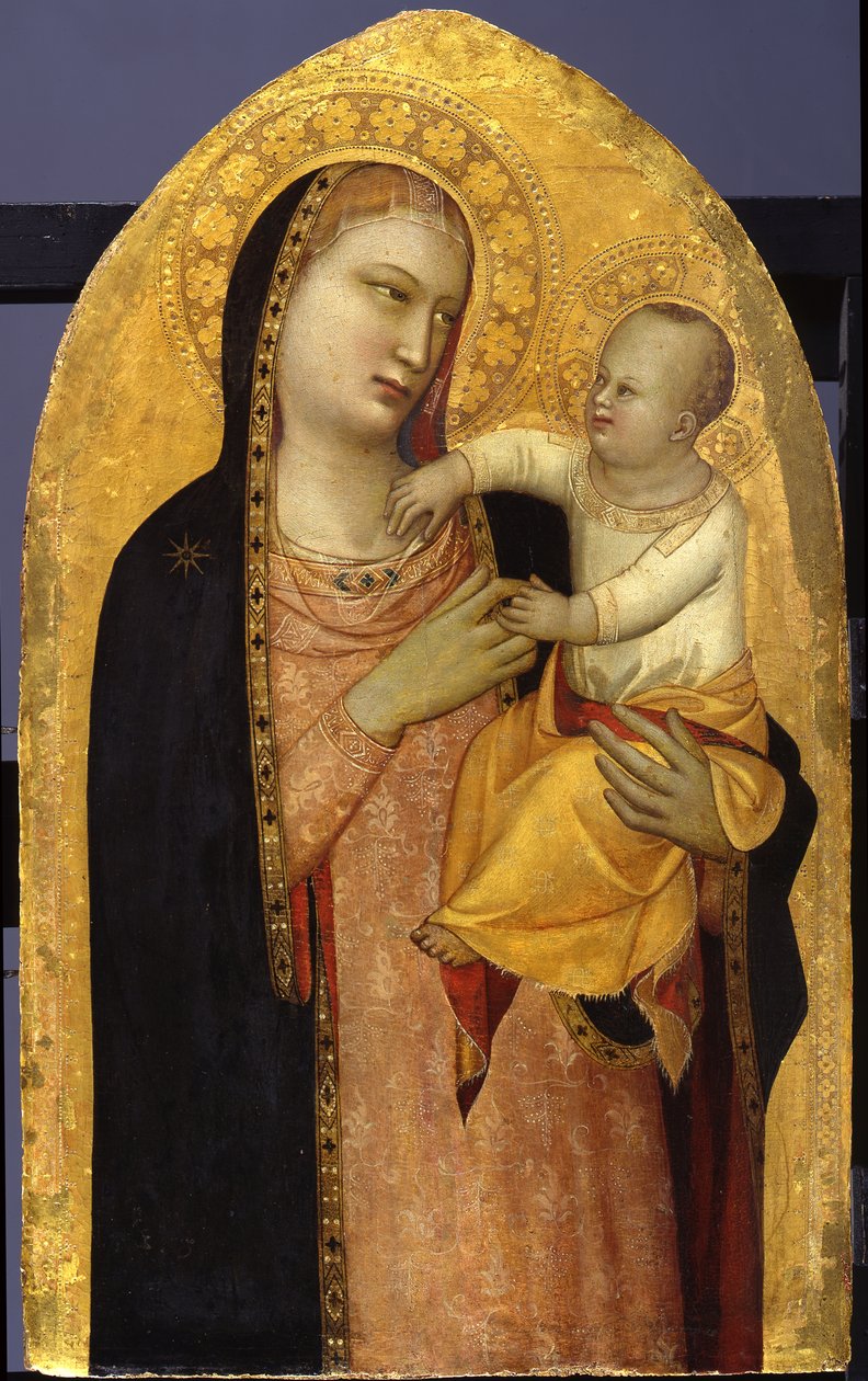 Virgen con el Niño de Maso di Banco