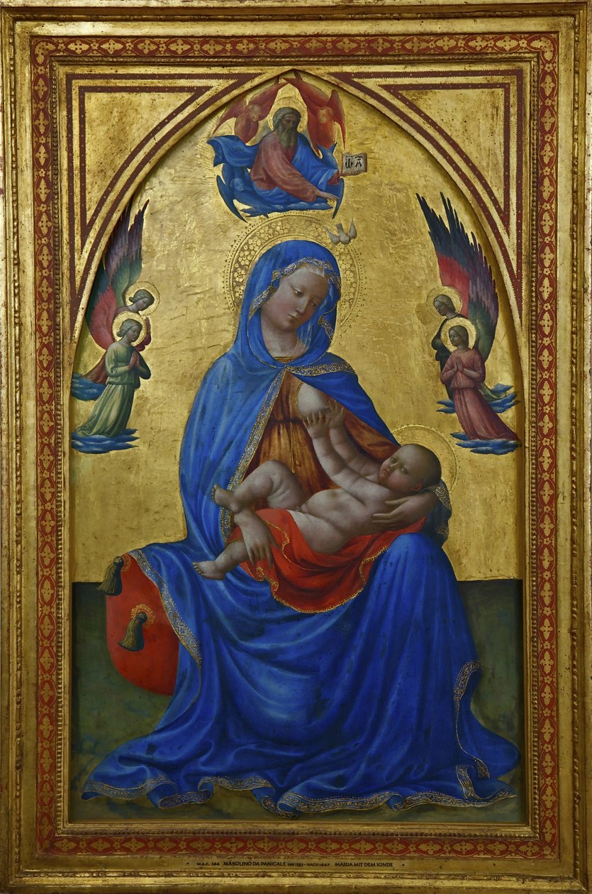 Virgen y Niño, ca 1435 de Tommaso Masolino da Panicale