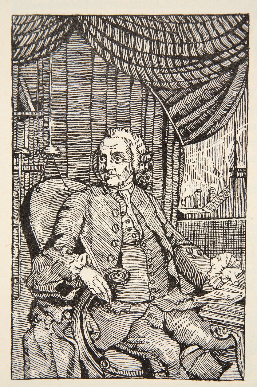 Franklin, copia de Boris Mestchersky (d.1957) ilustración de 