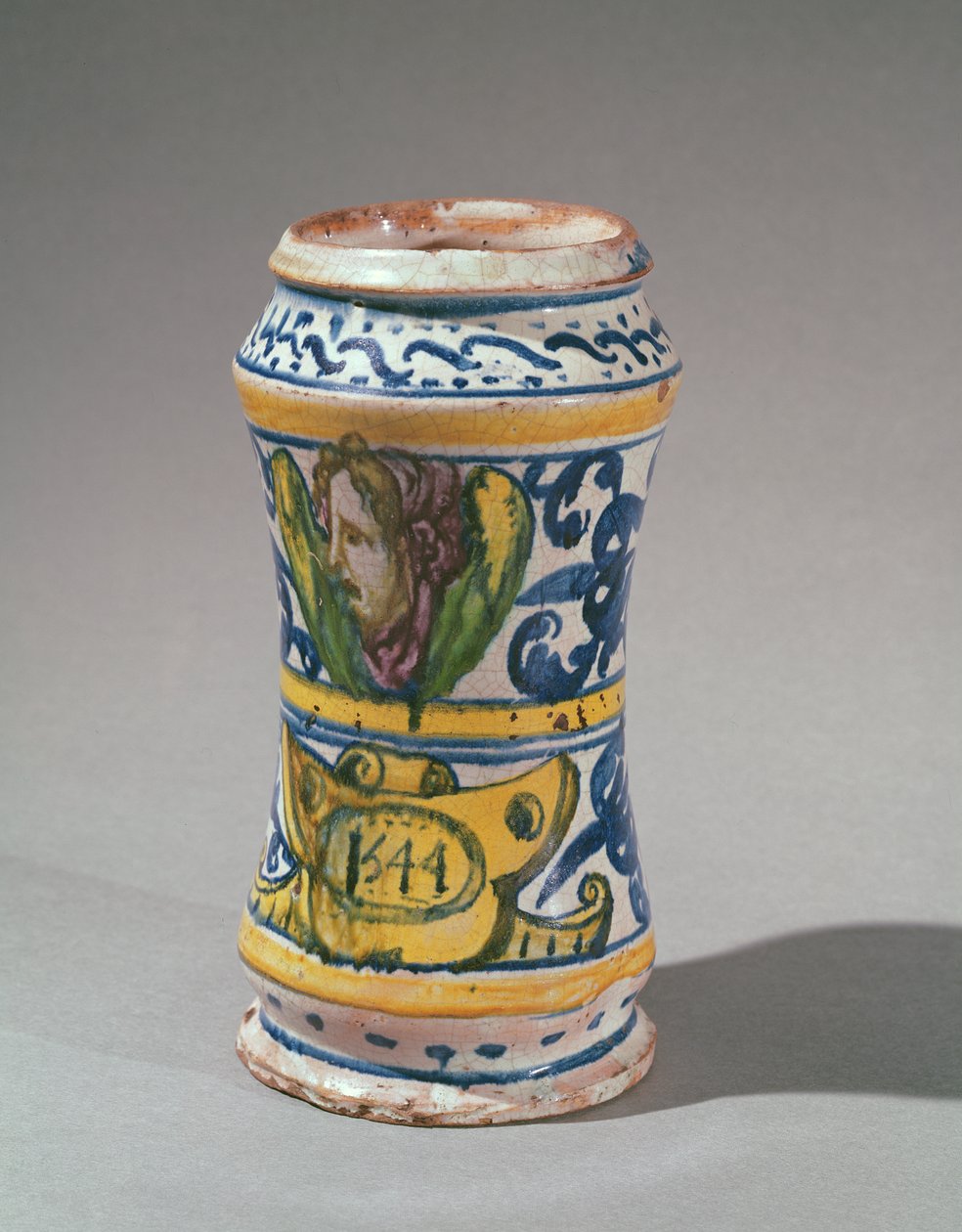 Albarelle, fabricado en Rouen, 1544 | Masseot Abaquesne