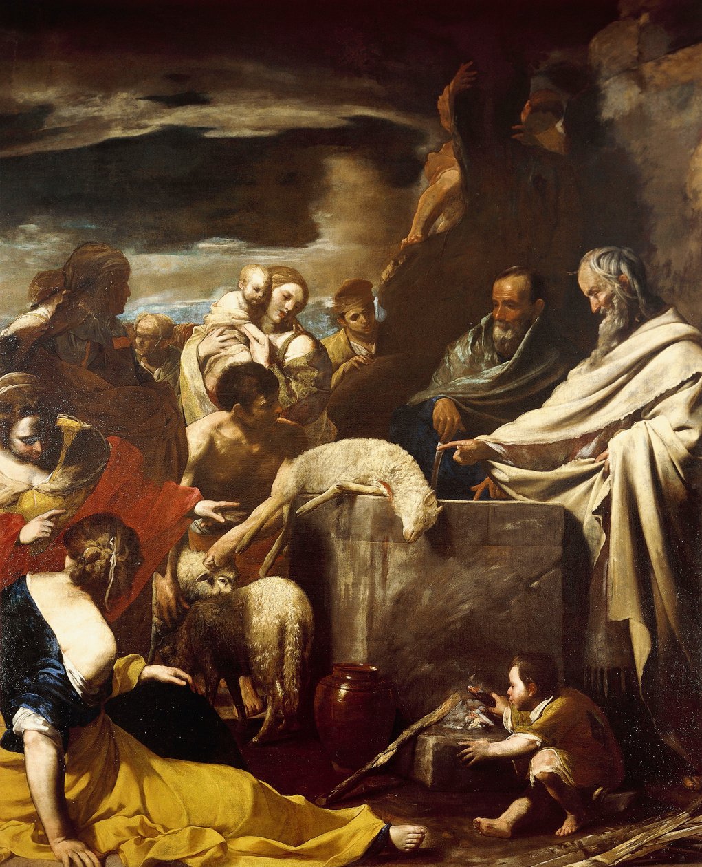 Sacrificio de Moisés de Massimo Stanzione