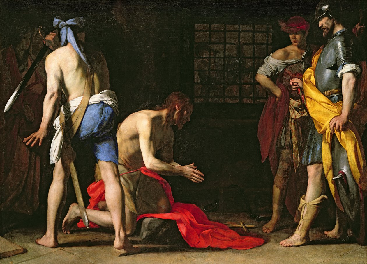 La decapitación de Juan el Bautista, 1634 de Massimo Stanzione