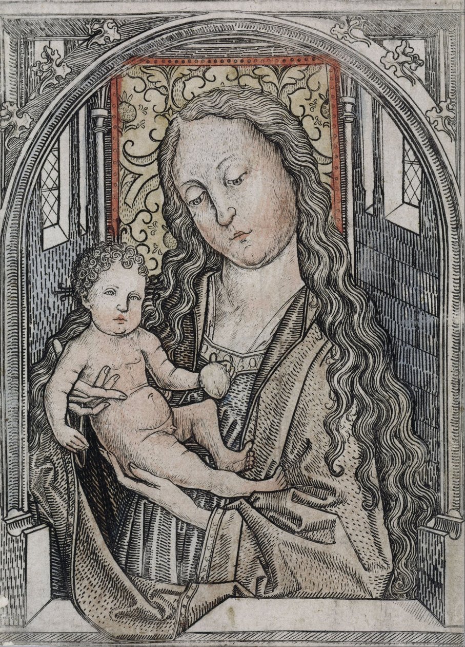 Madonna y Niño de Master E.S.