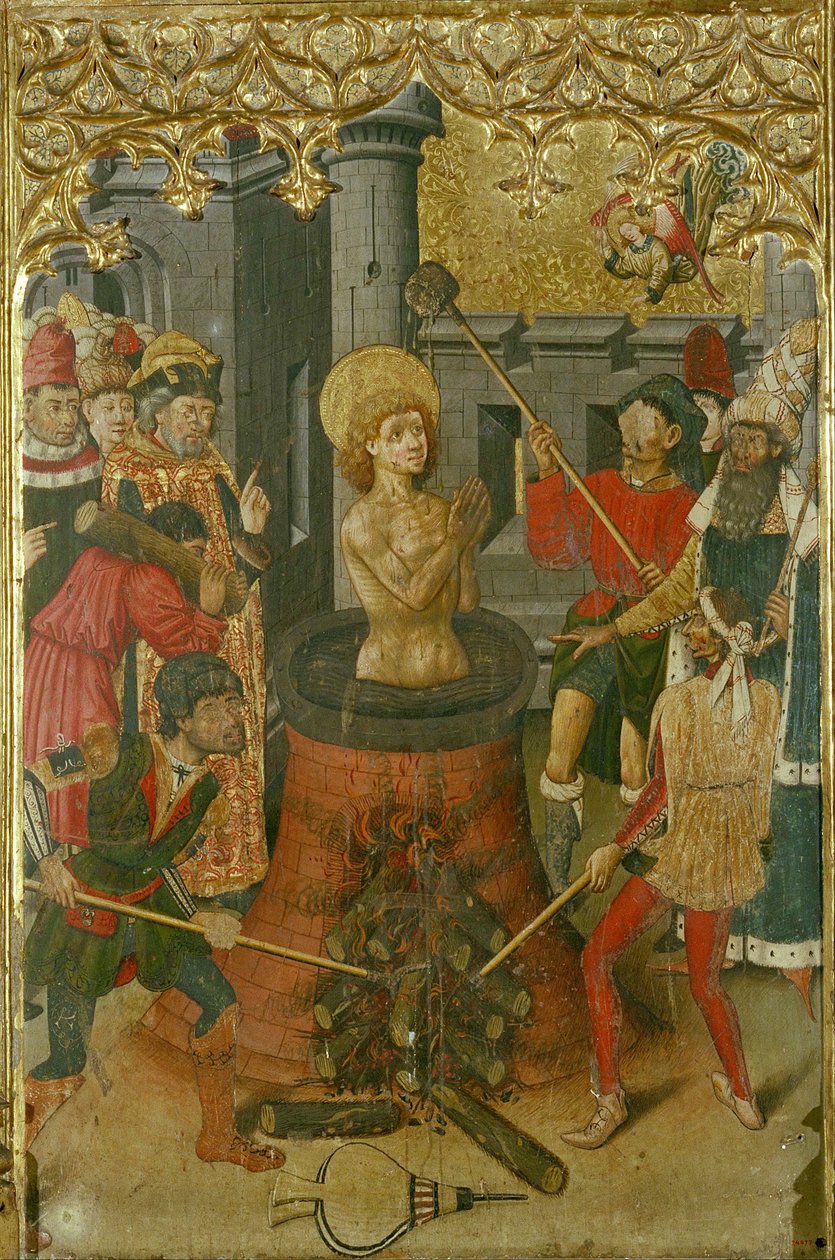 Martirio de San Juan Evangelista de Master of Aiguatèbia