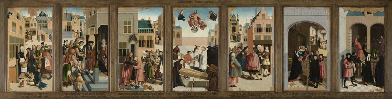 Las siete obras de misericordia, 1504 de Master of Alkmaar
