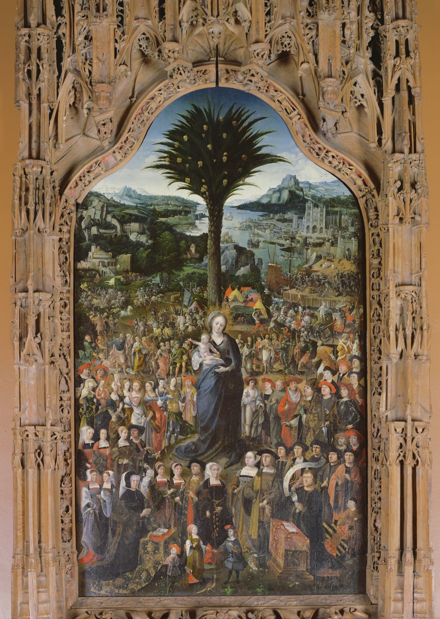 Palma elegida por el Salvador para la victoria, 1520 de Master of Amiens