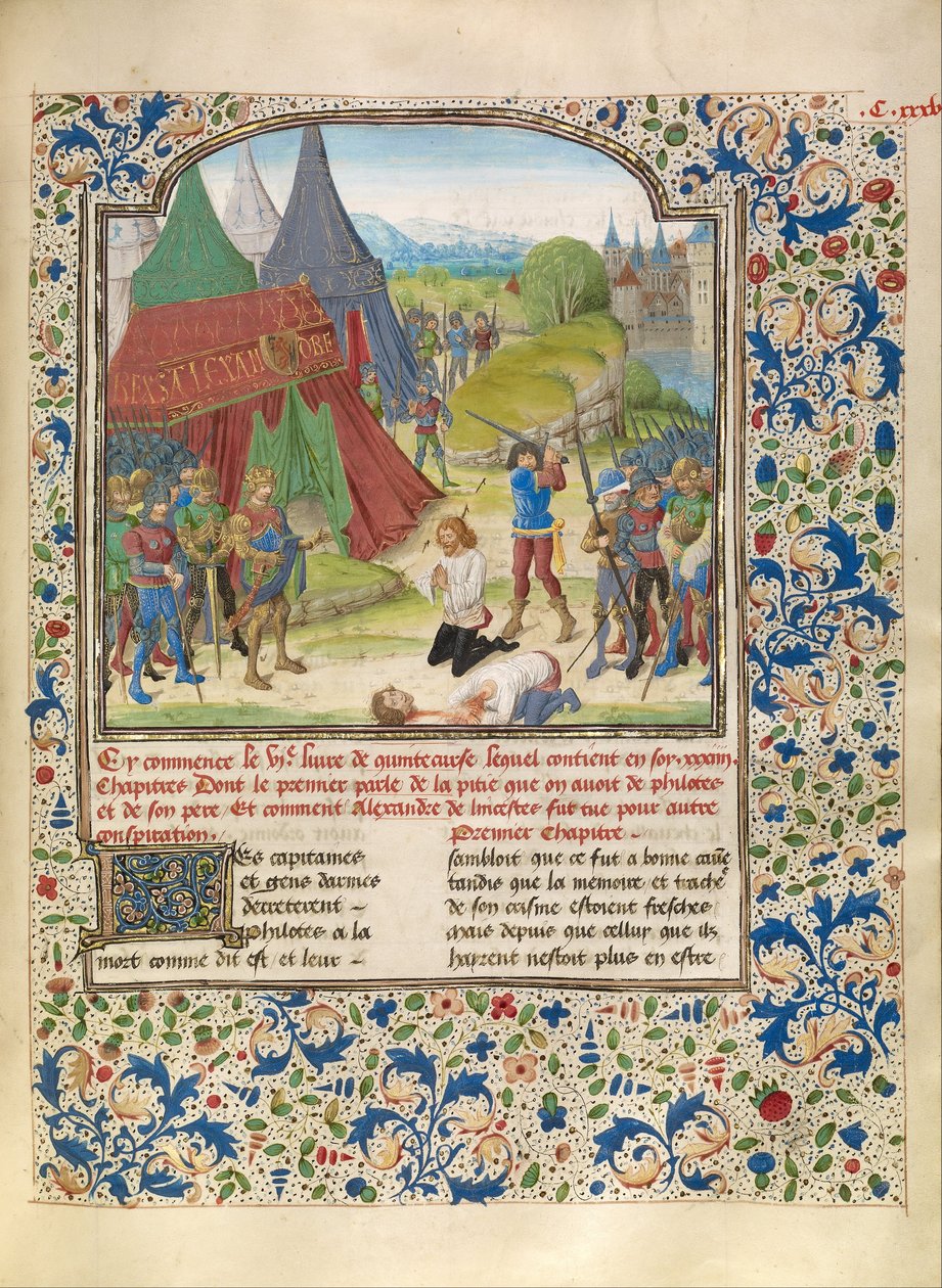 La ejecución de Filotas de Master of Jardin