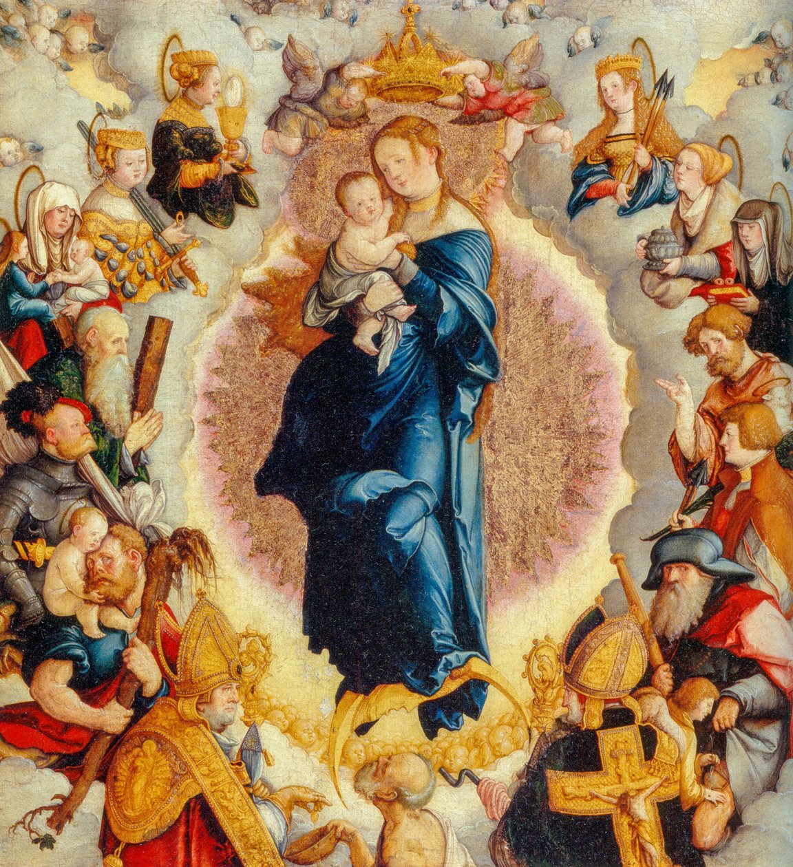 El altar de Wildenstein, panel central de Master of Messkirch
