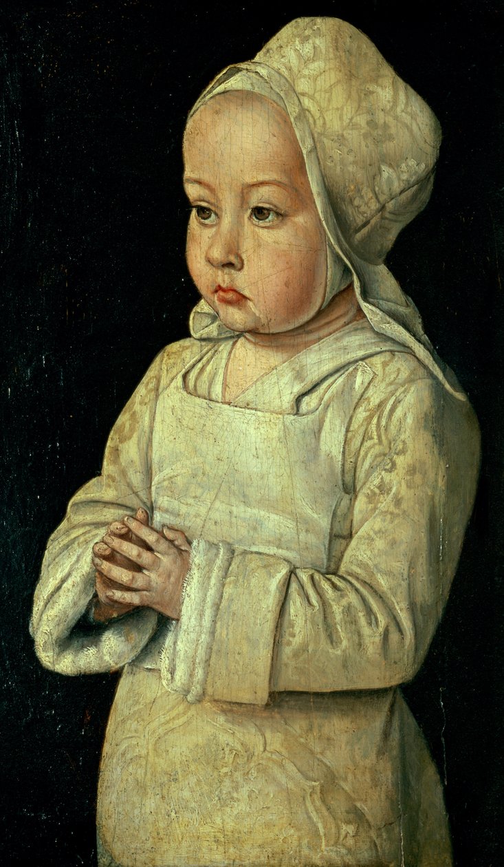 Retrato de Suzanne de Borbón (1491-1521) hija de Pedro II y Ana de Francia, Duque y Duquesa de Borbón, 1492-93 de Master of Moulins