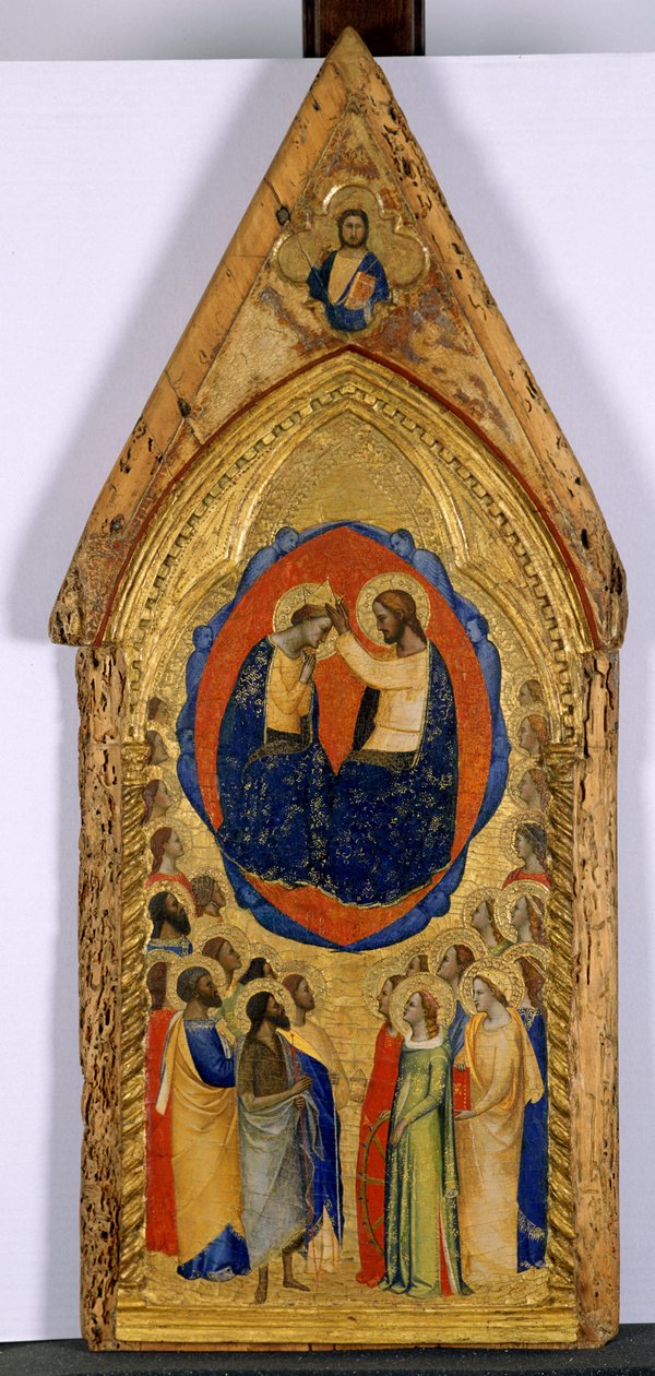 Coronación de la Virgen, c.1375-80 de Master of San Lucchese Master of San Lucchese