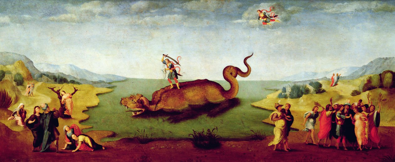 Perseo rescatando a Andrómeda de Master of Serumido