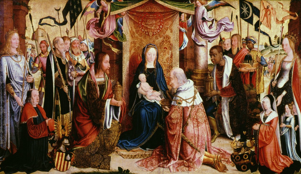 La adoración de los reyes de Master of St. Severin