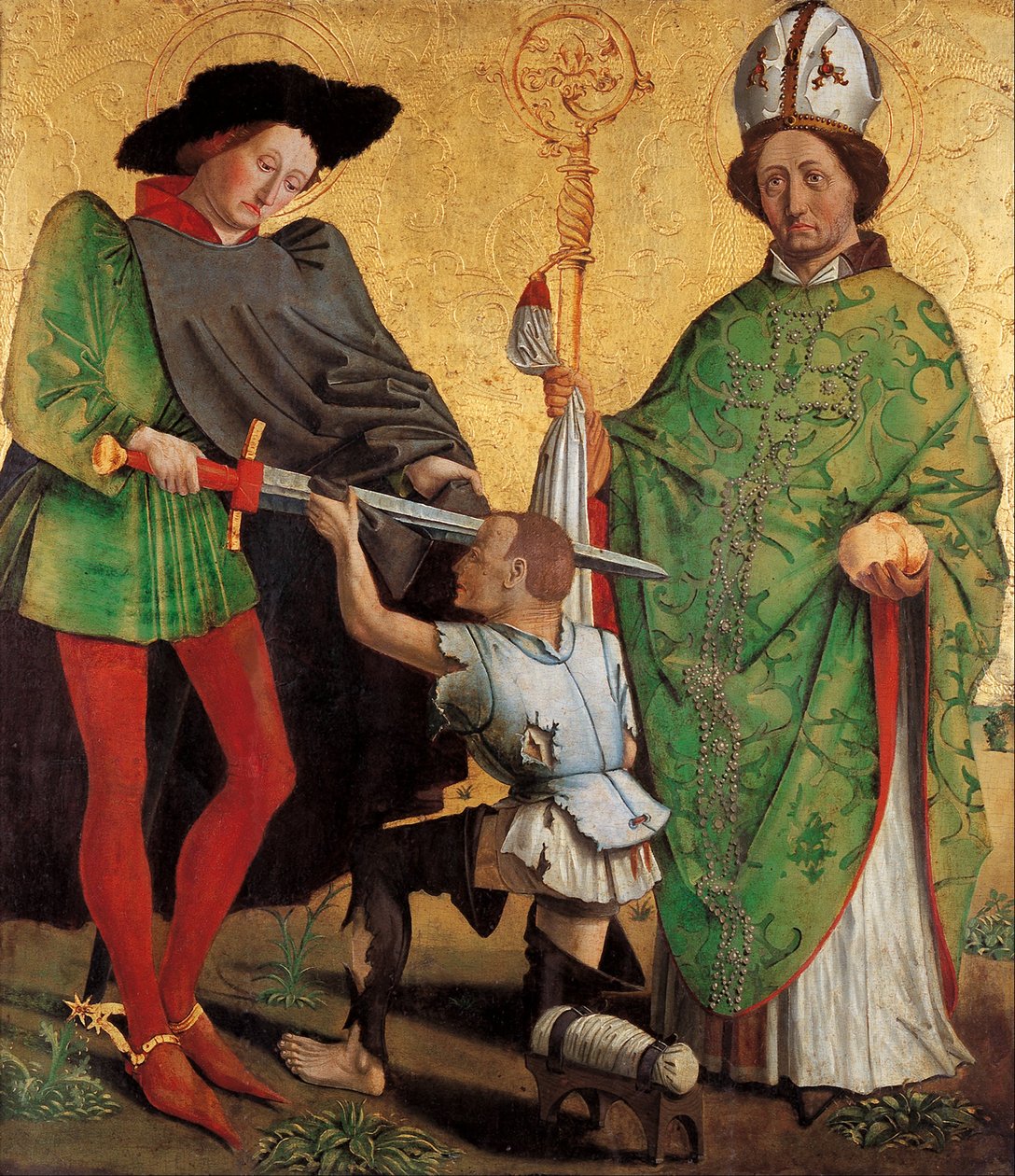 San Martín de Tours y San Nicolás de Bari de Master of Uttenheim
