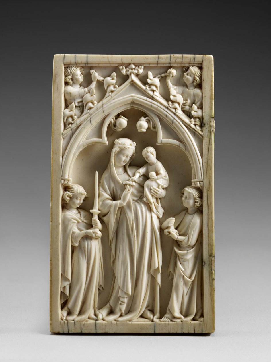 Virgen y Niño en la Gloria de Master of the Berlin Triptych Master of the Berlin Triptych