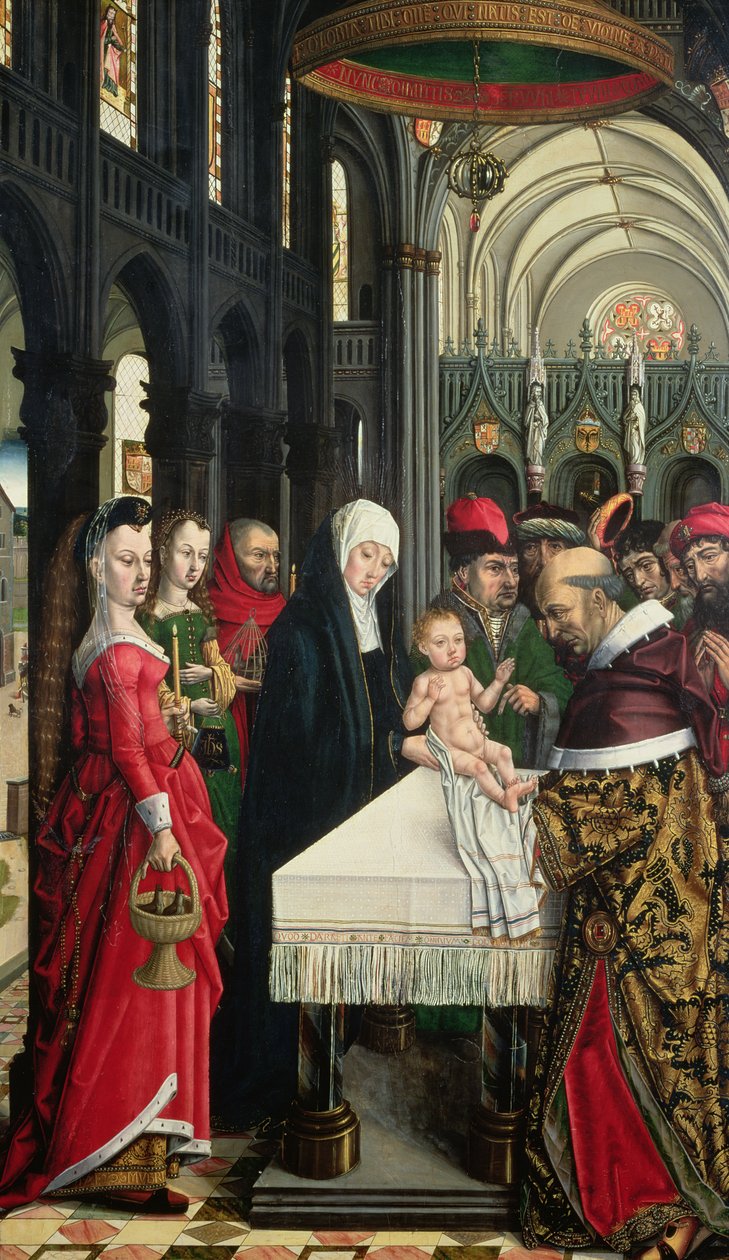 La presentación en el templo, c.1500 de Master of the Catholic Kings Master of the Catholic Kings
