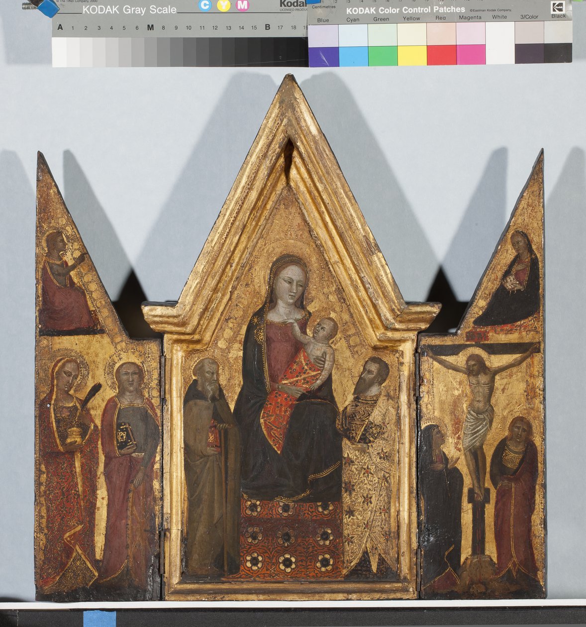 Tríptico portátil de Master of the Christchurch Coronation