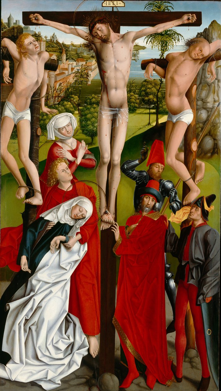 La Crucifixión, c.1470 de Master of the Freising Visitation