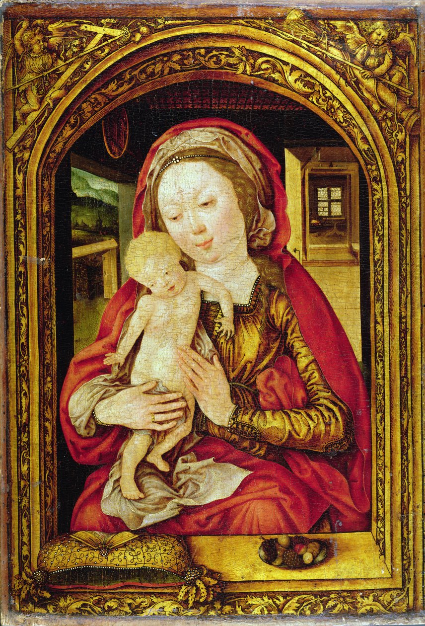 La Madonna y el Niño de Master of the Mainz Epiphany