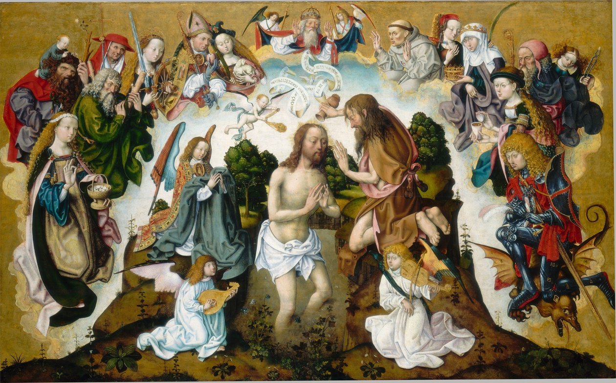 El bautismo de Cristo de Master of the Saint Bartholomew Altarpiece