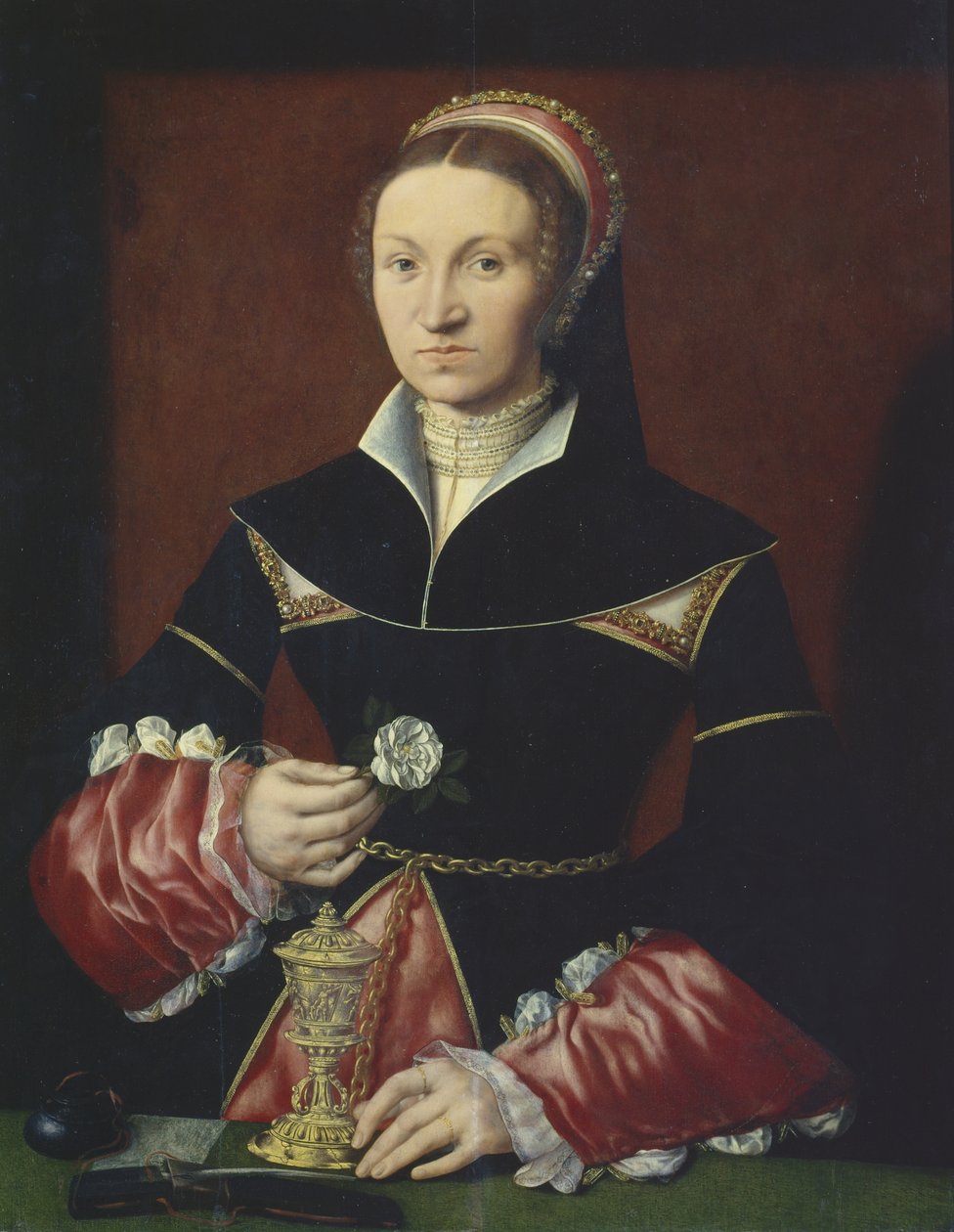 Retrato de una dama, 1536 de Master A.W.