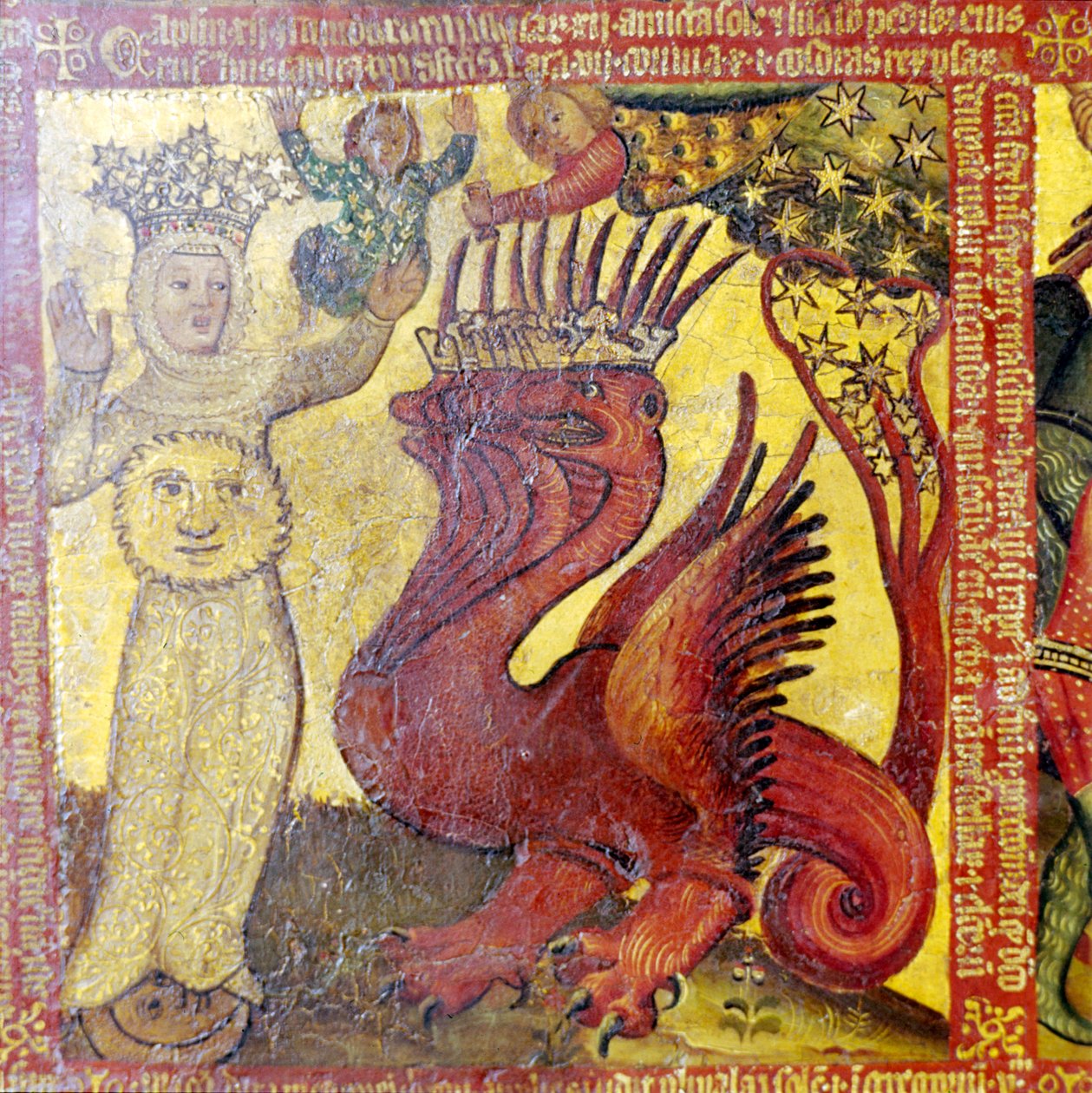 La mujer vestida con el sol, siglos XIV-XV de Master Bertram of Hamburg