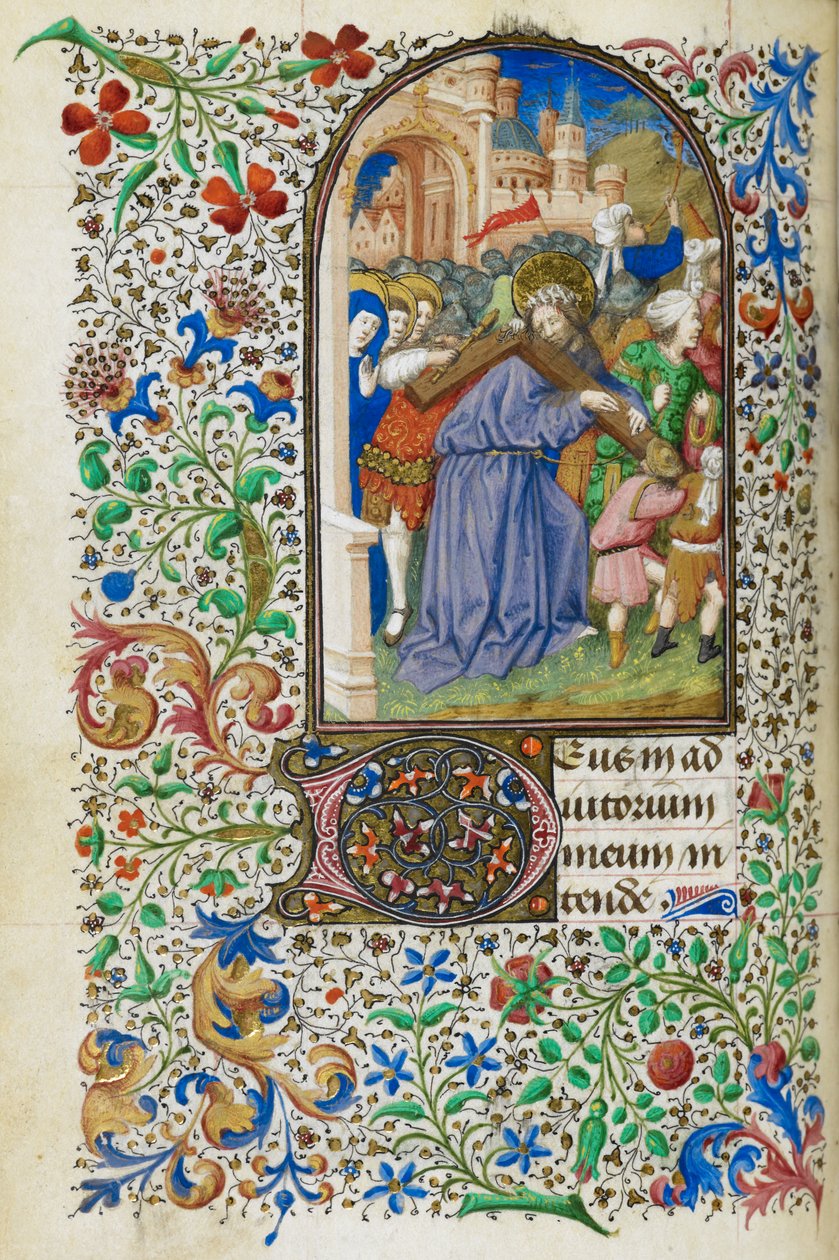 Libro de horas de Jean de Dunois, f.136v, c.1436-50 (manuscrito iluminado) de Master Dunois