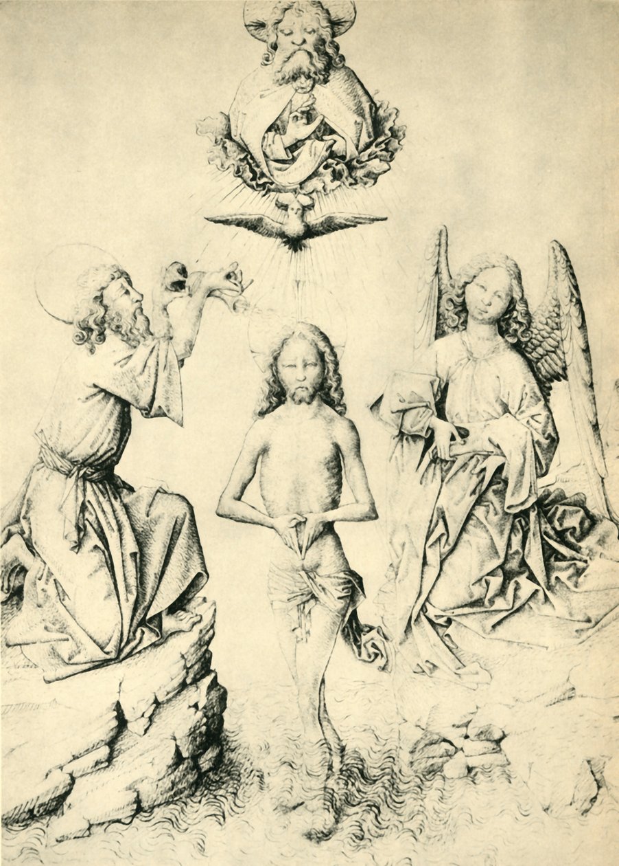 El bautismo de Cristo, 1445-1450, 1943 de Master ES