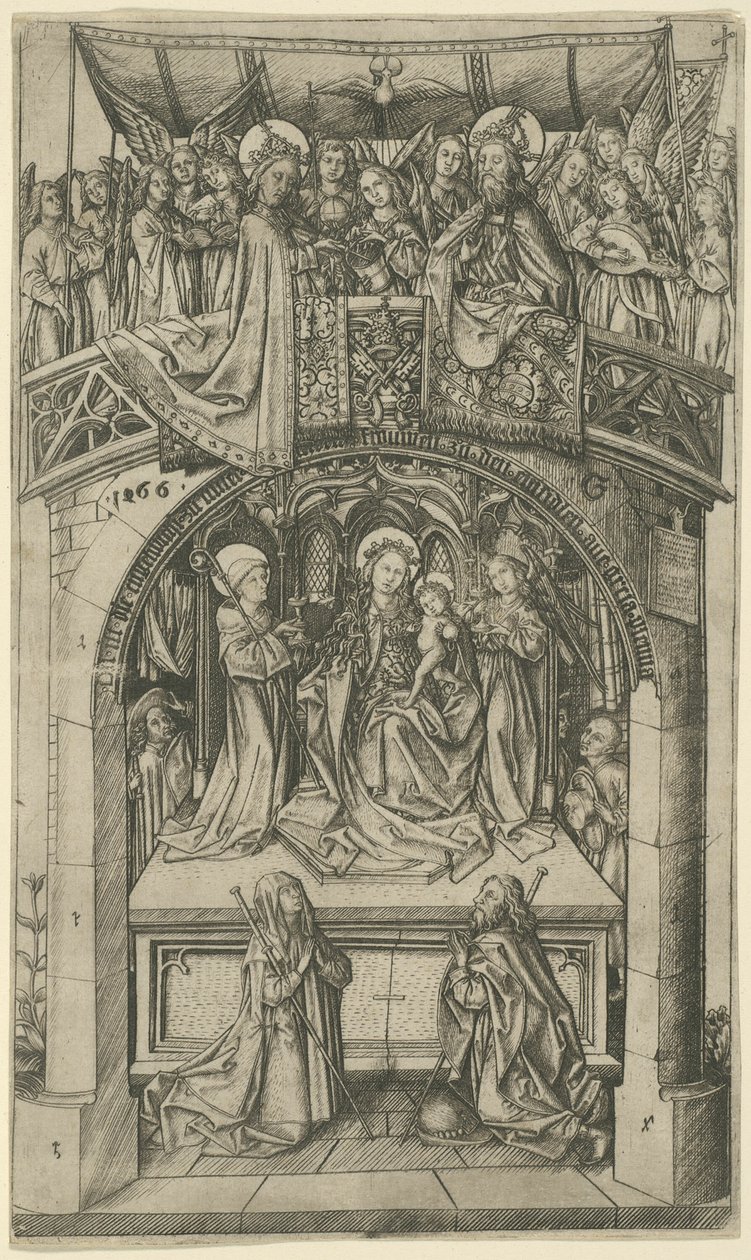 La gran Madonna de Einsiedeln de Master E.S.