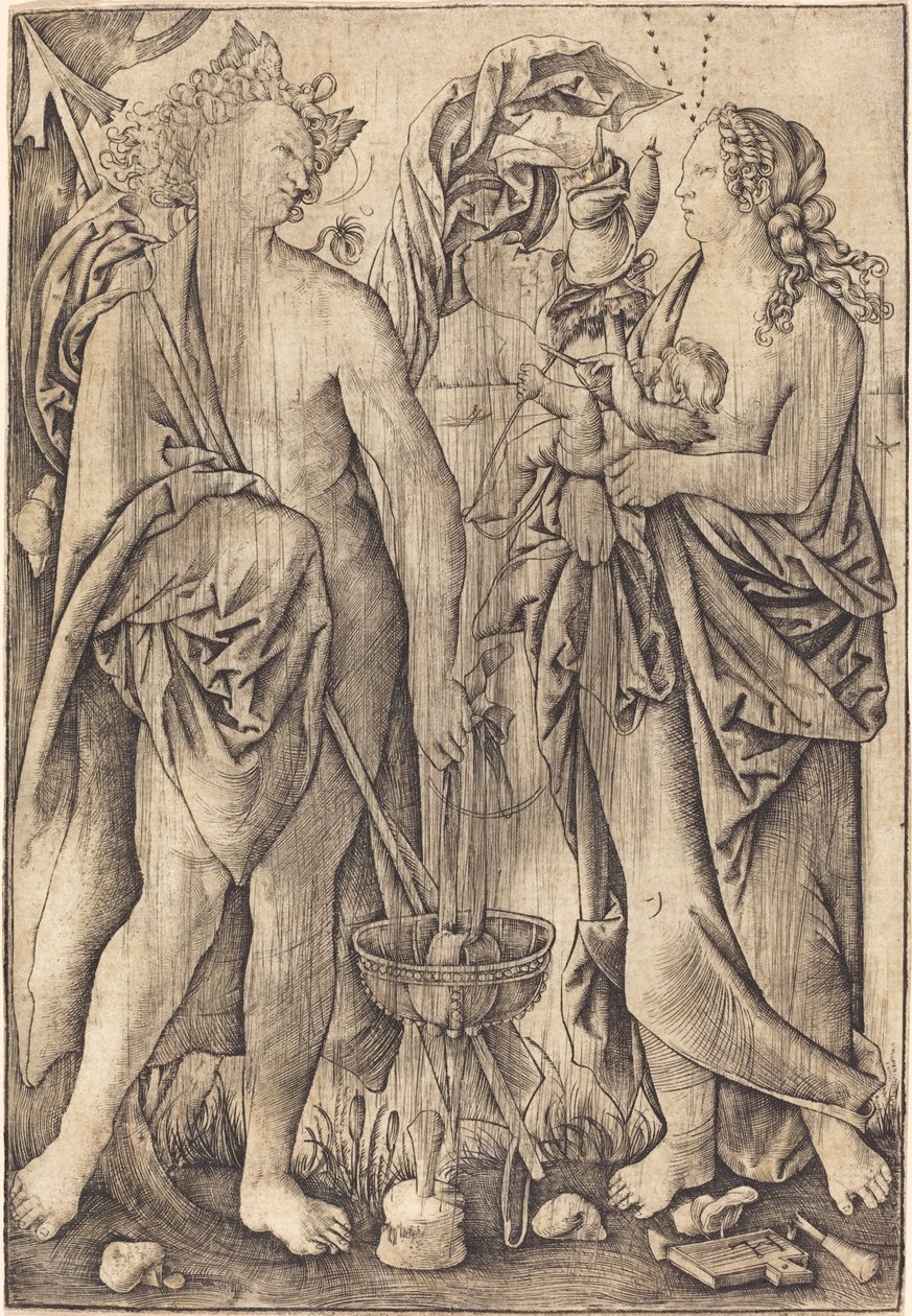 Marte y Venus (¿Mercurio y Venus?) de Master H.L.