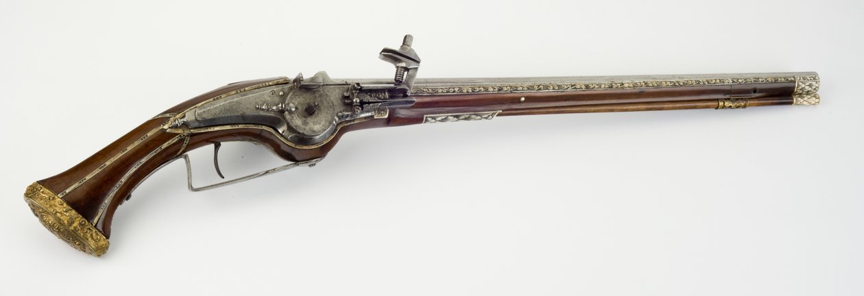 Par de pistolas de chispa, c.1650 de Master H. W.