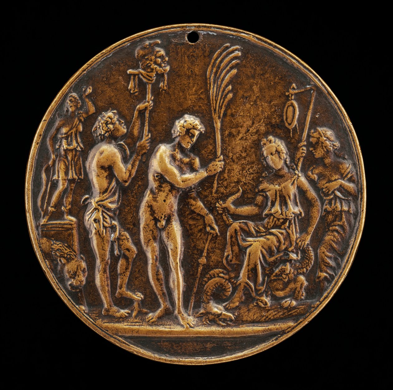 Escena alegórica - Sacrificio a Diana, segunda mitad del siglo XV de Master IO.FF.