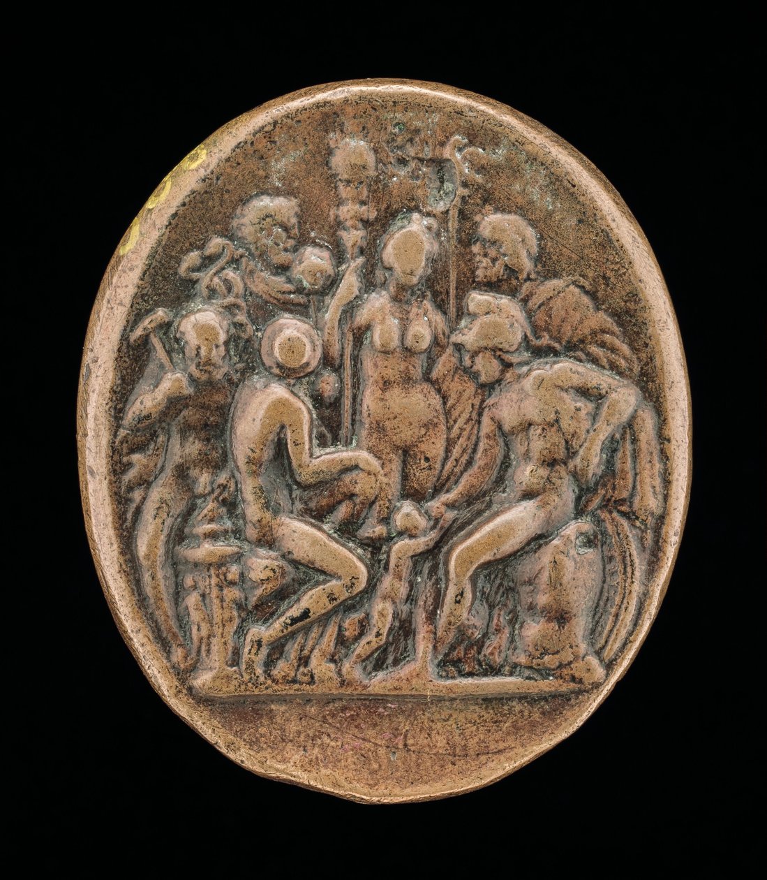 Una Asamblea de Dioses [reverso], segunda mitad del siglo XV de Master IO.FF.