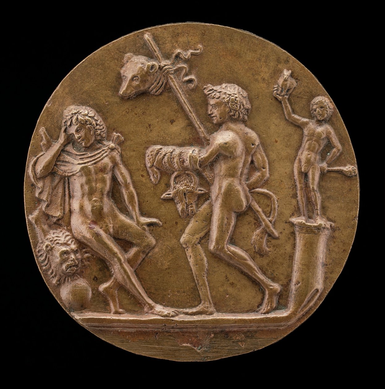 Hércules con figuras báquicas de Master IO.FF.
