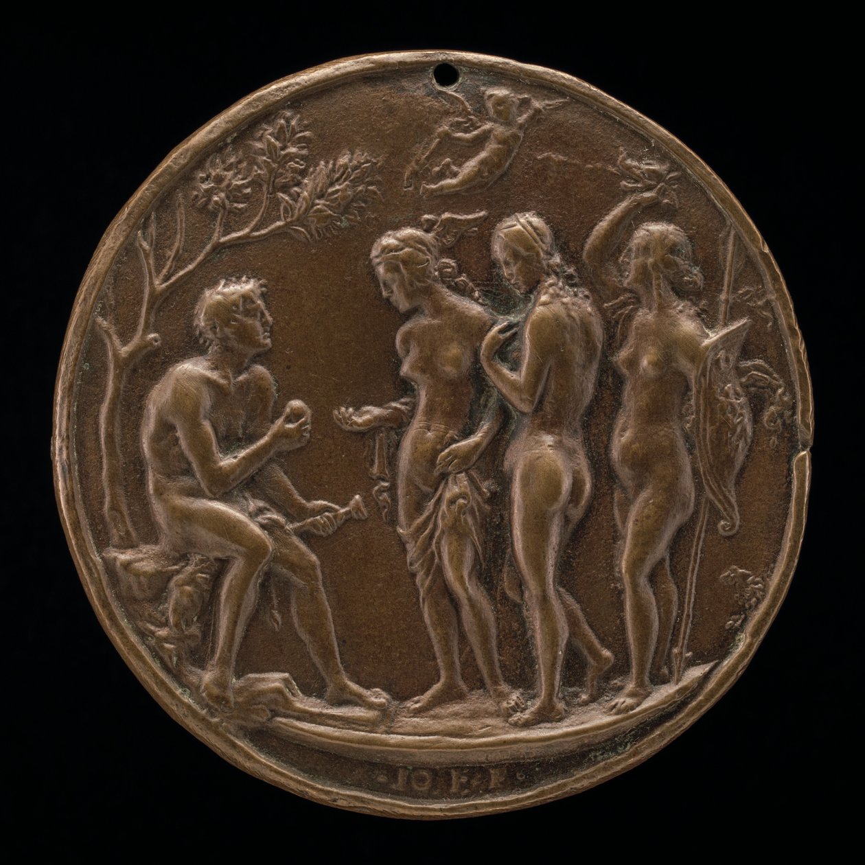 El juicio de Paris, segunda mitad del siglo XV de Master IO.FF.