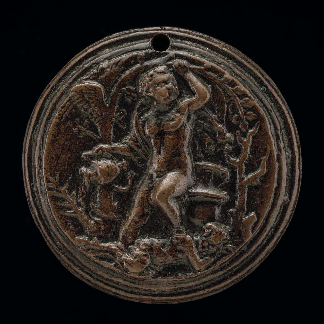 Una escena alegórica, siglo XVI de Master I.S.A.