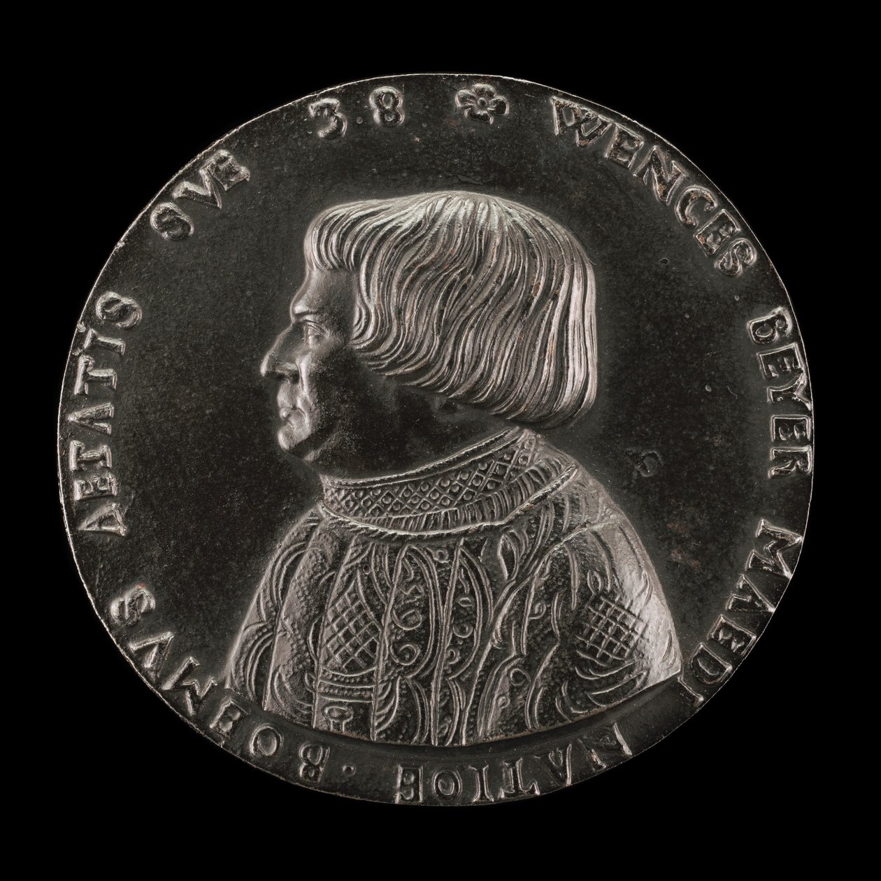 Václav Payer Wenceslaus Beyer, 1488-1537, Médico del Estado de Bohemia [anverso], 1526 de Master M.P.