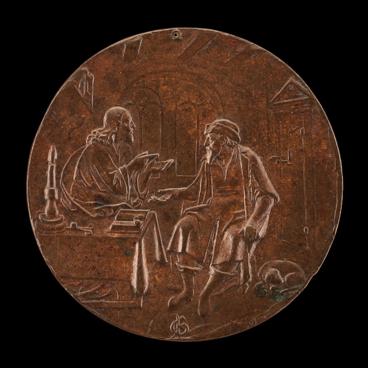 Cristo y Nicodemo, c. 1550 de Master P.G.