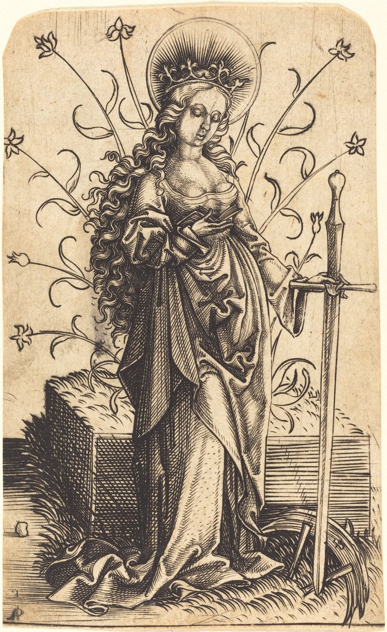 Santa Catalina de Master PW of Cologne