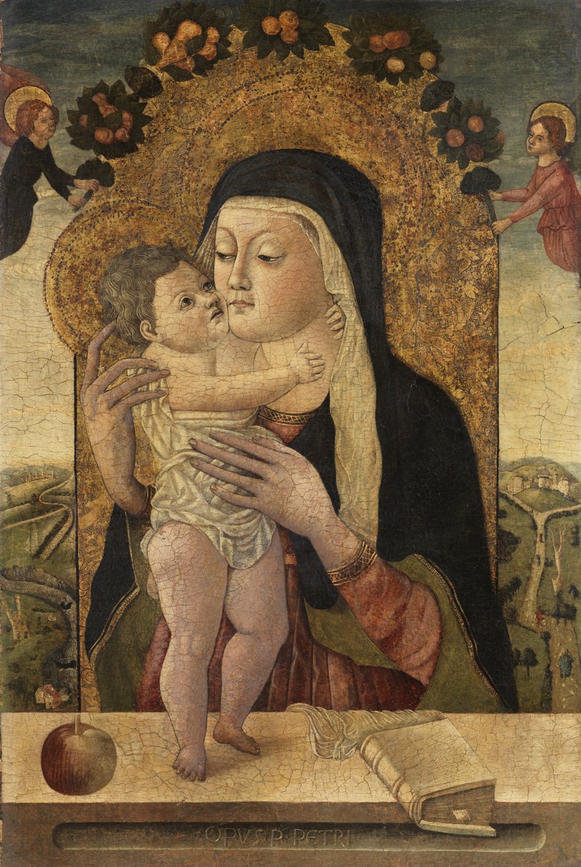 Virgen y Niño, c.1470-1500 de Master P. Petrus