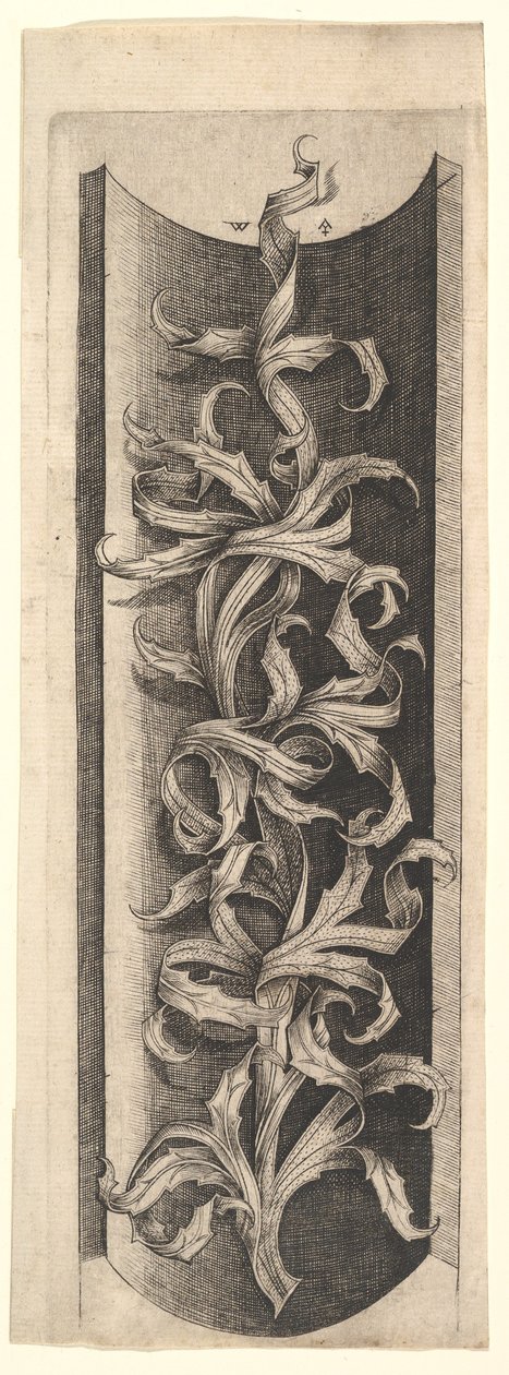 Ornamento de follaje, ca. 1465-90 de Master W. with the Key