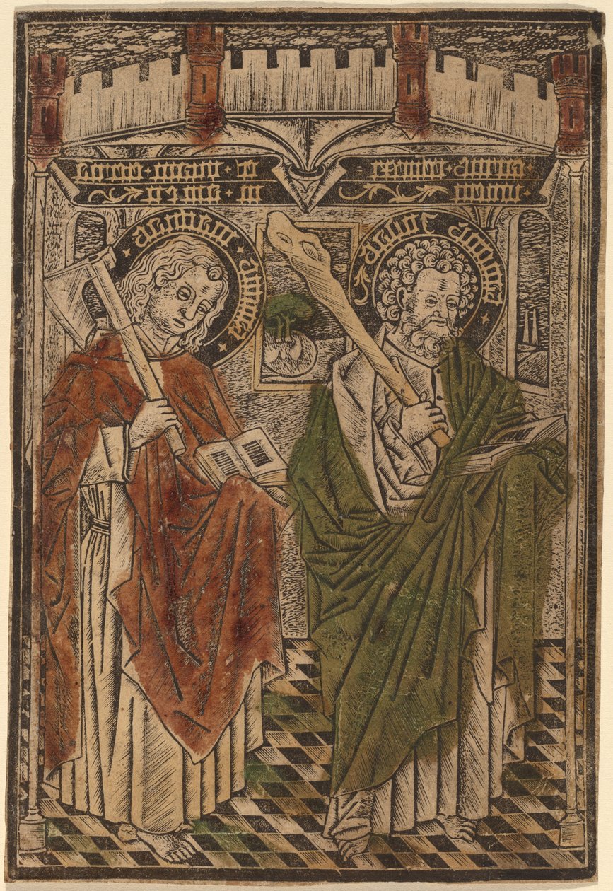 San Matías y San Judas con Artículos del Credo de Master d