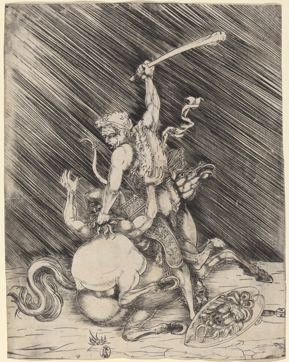 Hércules y Caco de Master of 1515