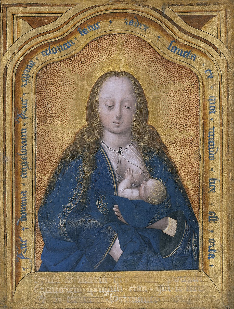 La Virgen amamantando al Niño de Master of Antwerp