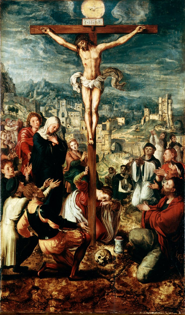 Calvario, siglo XVI de Master of Brunswick