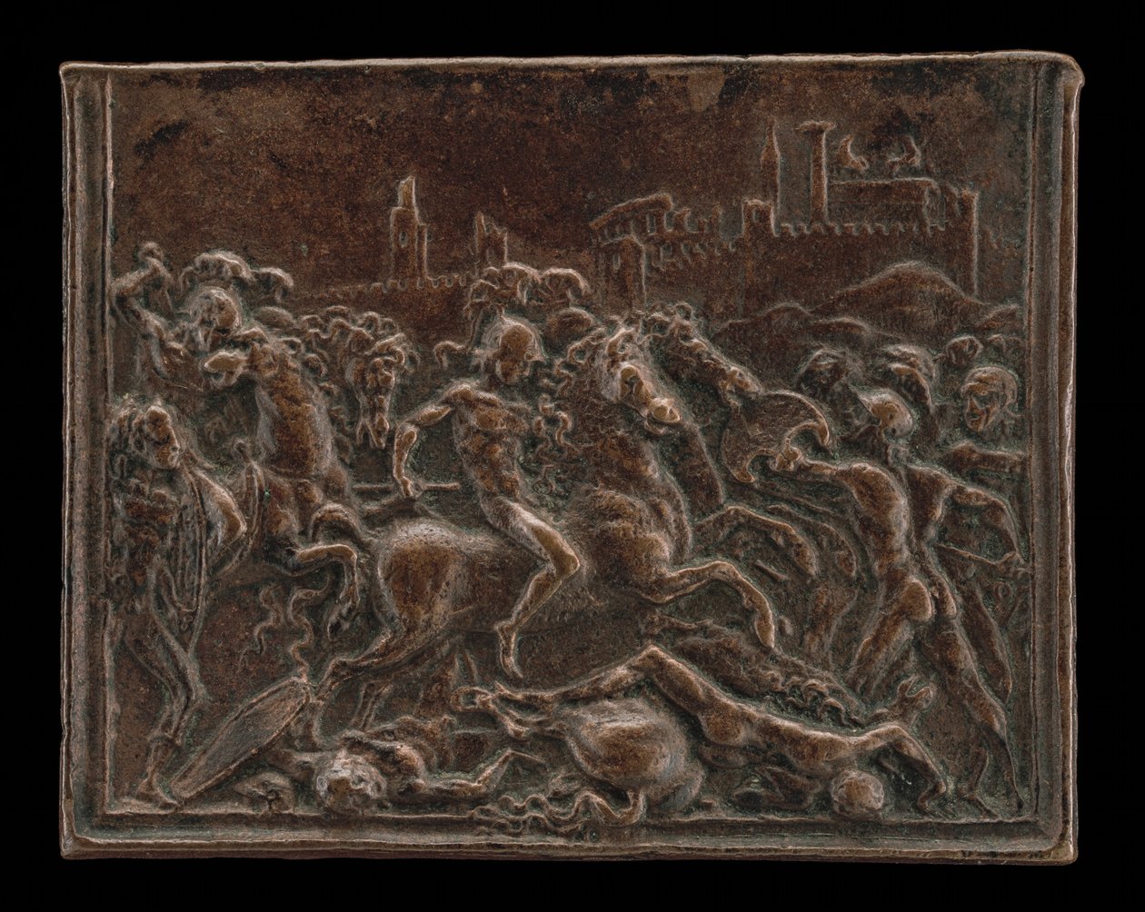 Coriolano en batalla antes de Roma de Master of Coriolanus