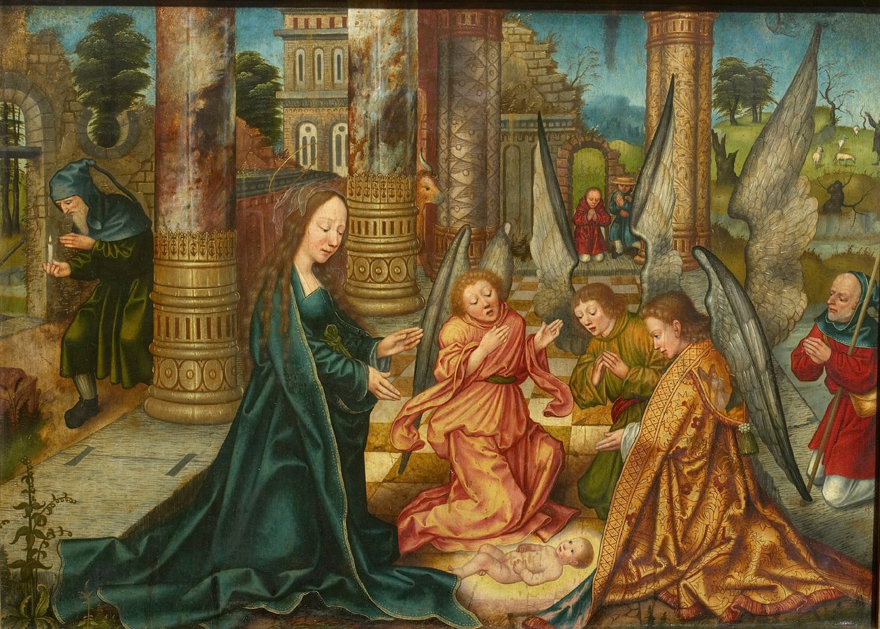 La Natividad de Cristo, c. 1510 de Master of Frankfurt