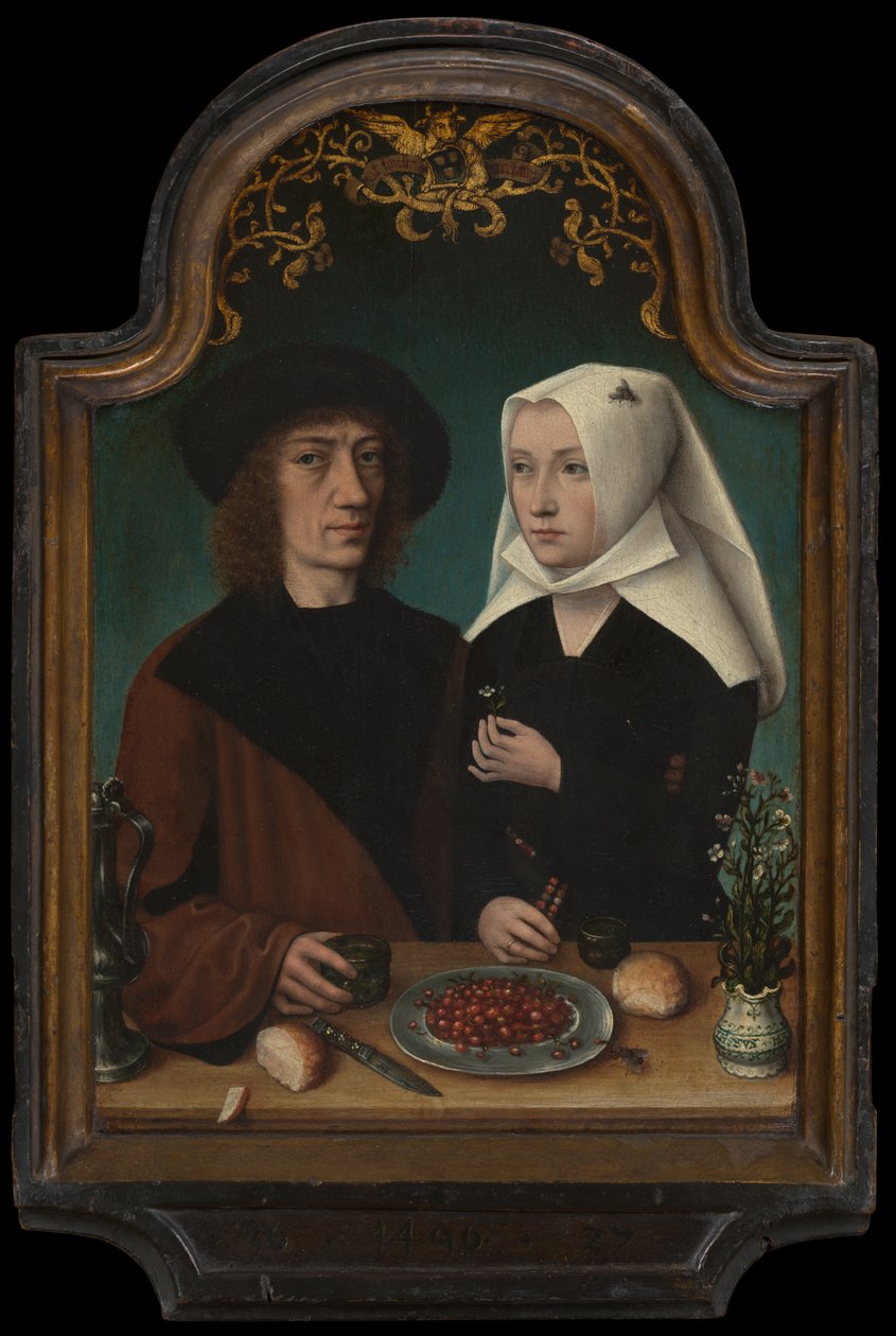El pintor y su mujer de Master of Frankfurt