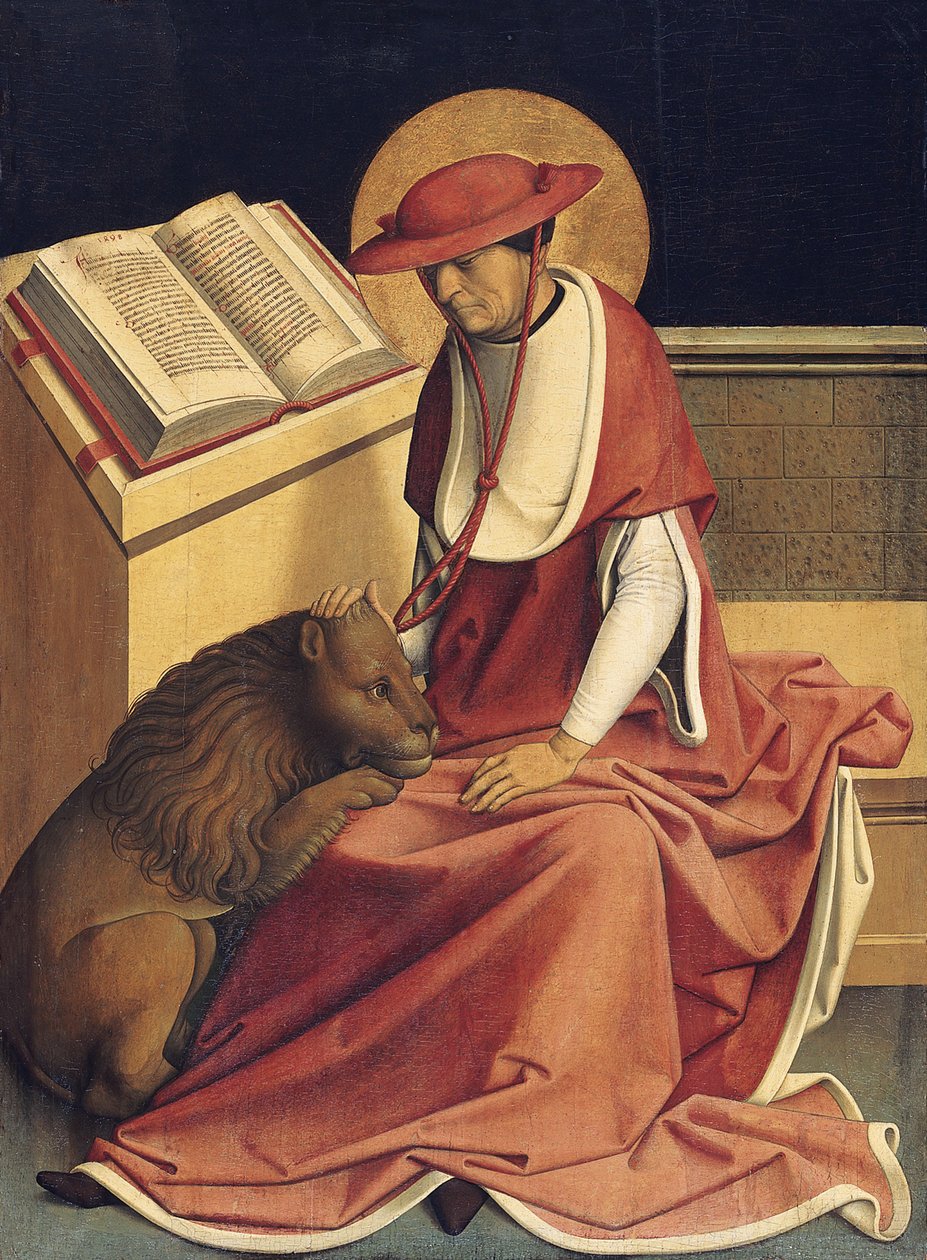San Jerónimo como cardenal de Master of Grossgmain