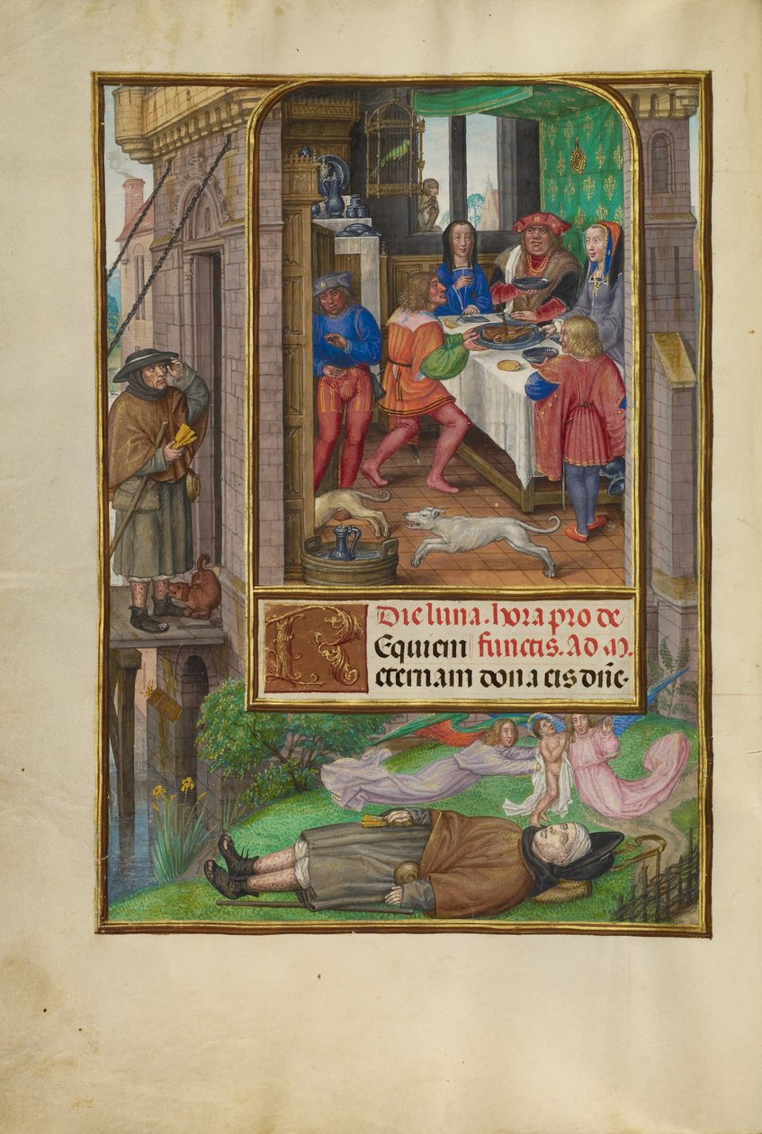 El festín de Dives de Master of James IV of Scotland