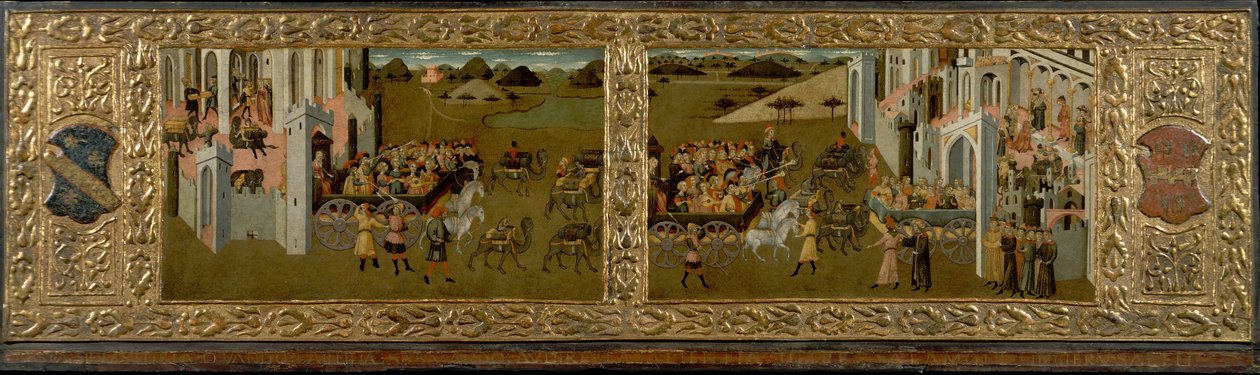 El rey Salomón y la reina de Saba de Master of Lecceto